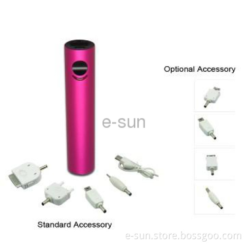 2600mAh High-capacity Power Bank with Laser Stick, for Mobile Phones